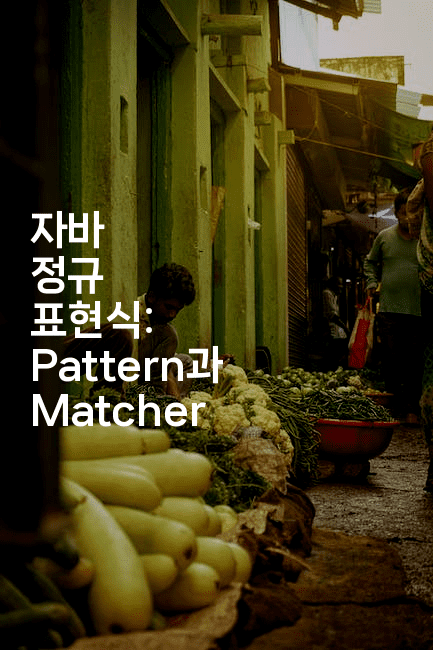 자바 정규 표현식: Pattern과 Matcher
-자바림