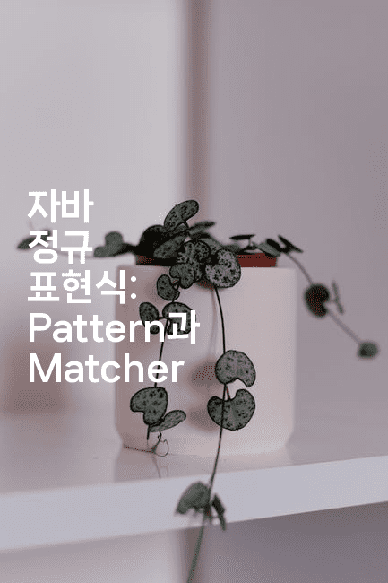 자바 정규 표현식: Pattern과 Matcher
2-자바림