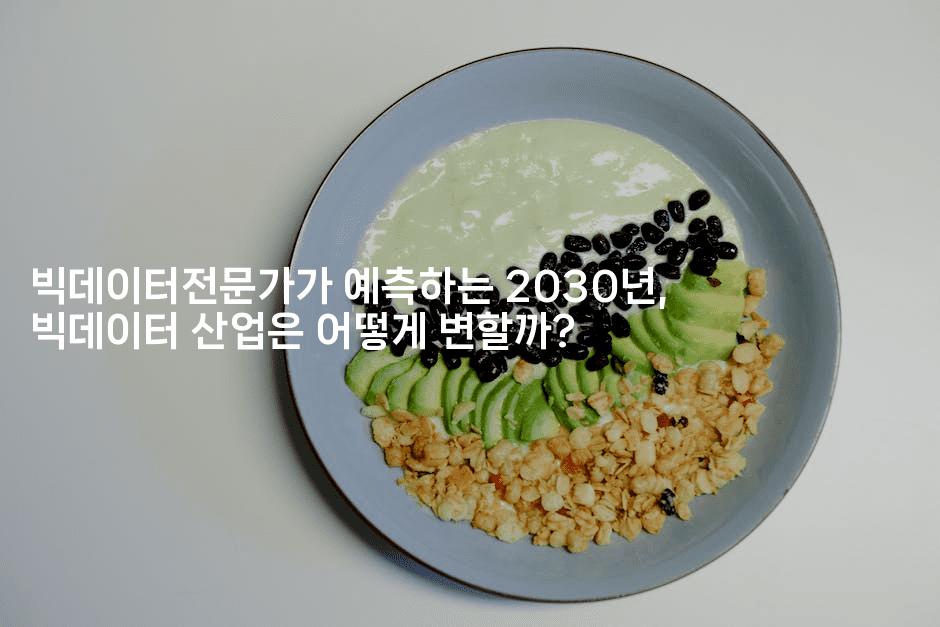 빅데이터전문가가 예측하는 2030년, 빅데이터 산업은 어떻게 변할까?2-자바림