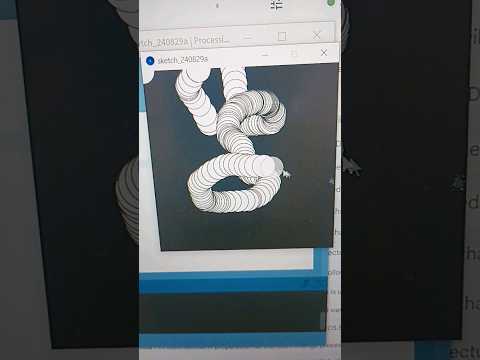 Learning Processing coding Interaction Design ! #java #computer #art #shorts