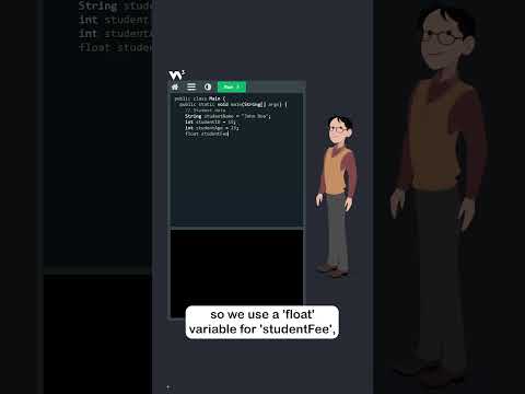 Java Variables - Part 7 - Example Student Information - #w3schools #java #programming