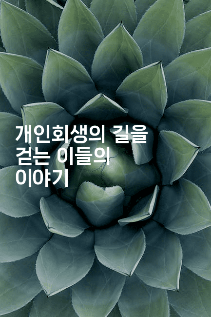 개인회생의 길을 걷는 이들의 이야기-자바림